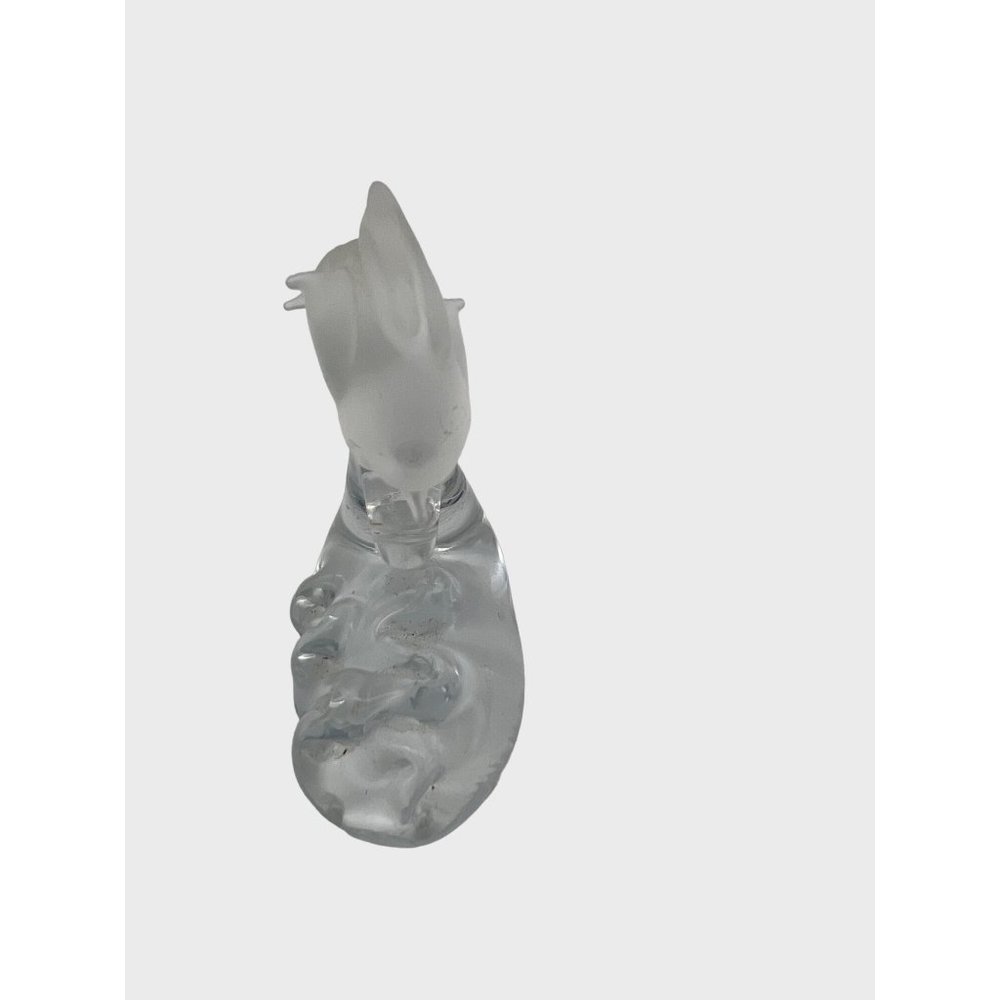 Miniature Glass Dolphin Figurine Riding the Waves Porpoise Beach Decor 3" Tall - Picture 4 of 7